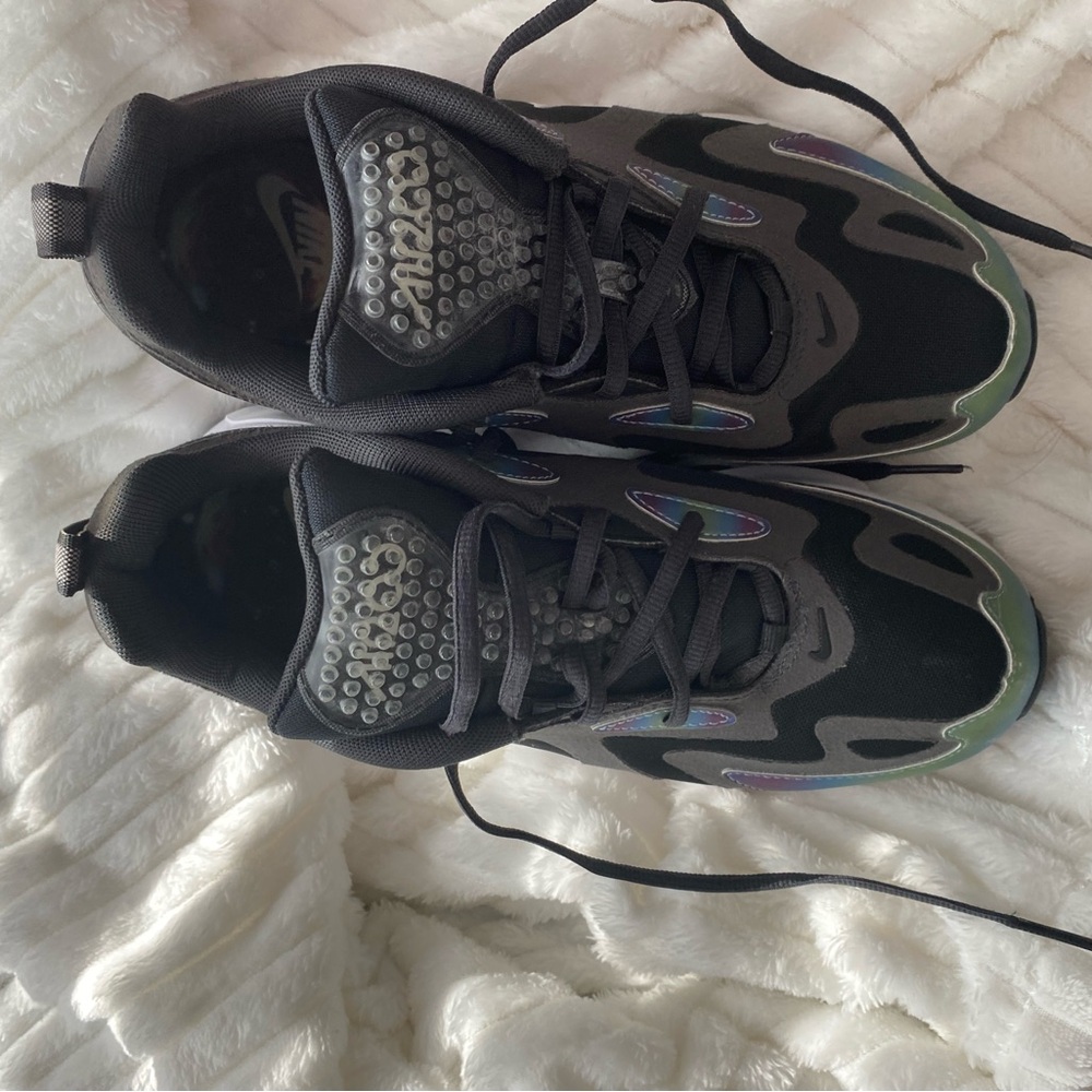Nike Black and Iridescent Sneakers